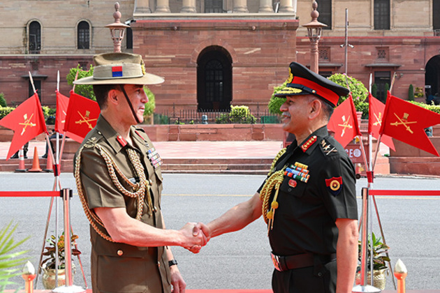 Australian Army Chief meets senior leadership of Indian Armed Forces, to visit Shatrujeet Brigade in Agra tomorrow