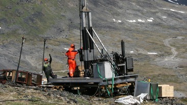 Drilling at Kvanefjeld