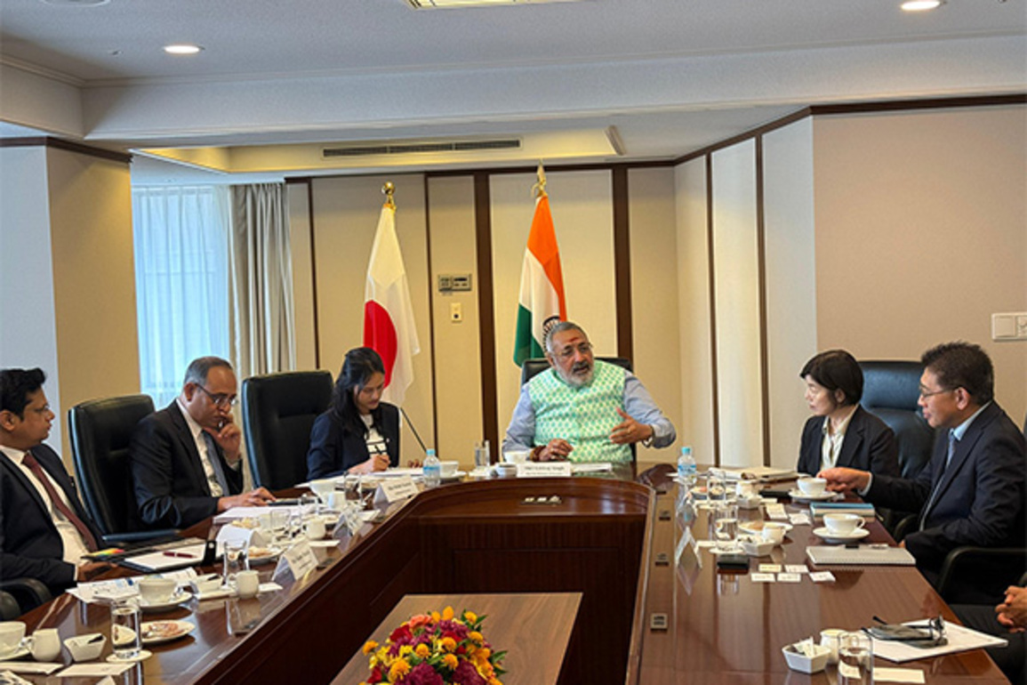 Union Minister Giriraj Singh meets textile industry leaders in Japan's Tokyo, invites them to partner in India's textile growth story