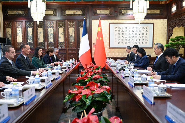 CHINA-BEIJING-WANG YI-FRANCE-TALKS (CN)