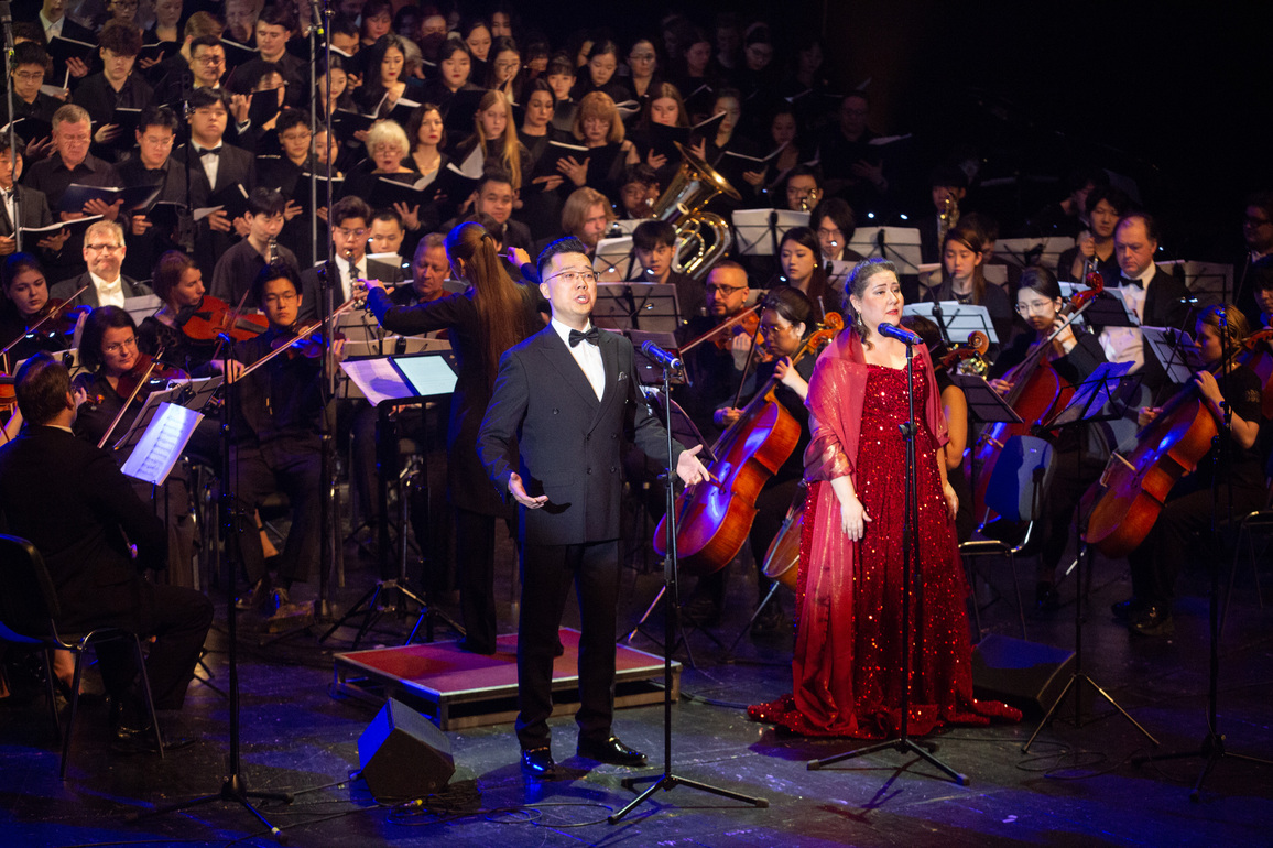RUSSIA-ST. PETERSBURG-CONCERT-WWII VICTORY-80TH ANNIVERSARY