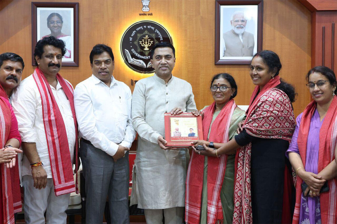 Goa CM Pramod Sawant meets Thiruvananthapuram Municipal Councillors