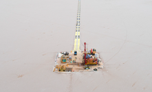 Argonaut's lake drilling at Murdie (Courtesy SA DEM)