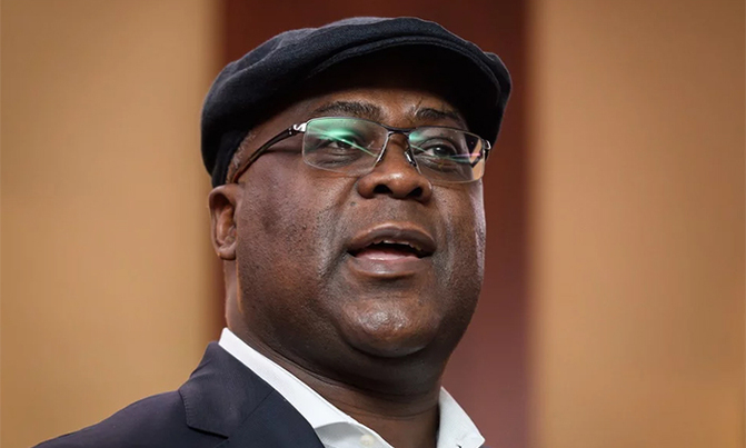 Tshisekedi lays wreath at Rwanda memorial Tshisekedi lays wreath at Rwanda memorial