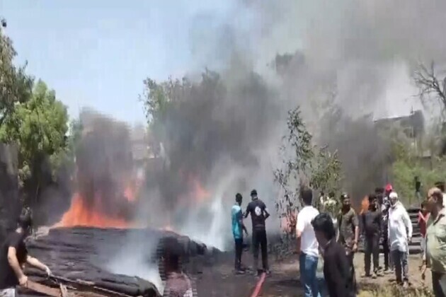 Fire breaks out at plastic pipe warehouse in Malegaon; property worth lakhs destroyed