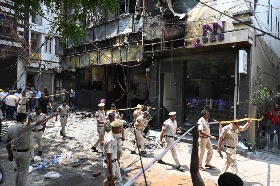 21 dead in hotel fire in New Delhi: local media