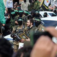 MIDEAST-GAZA-HAMAS-HOSTAGE HANDOVER