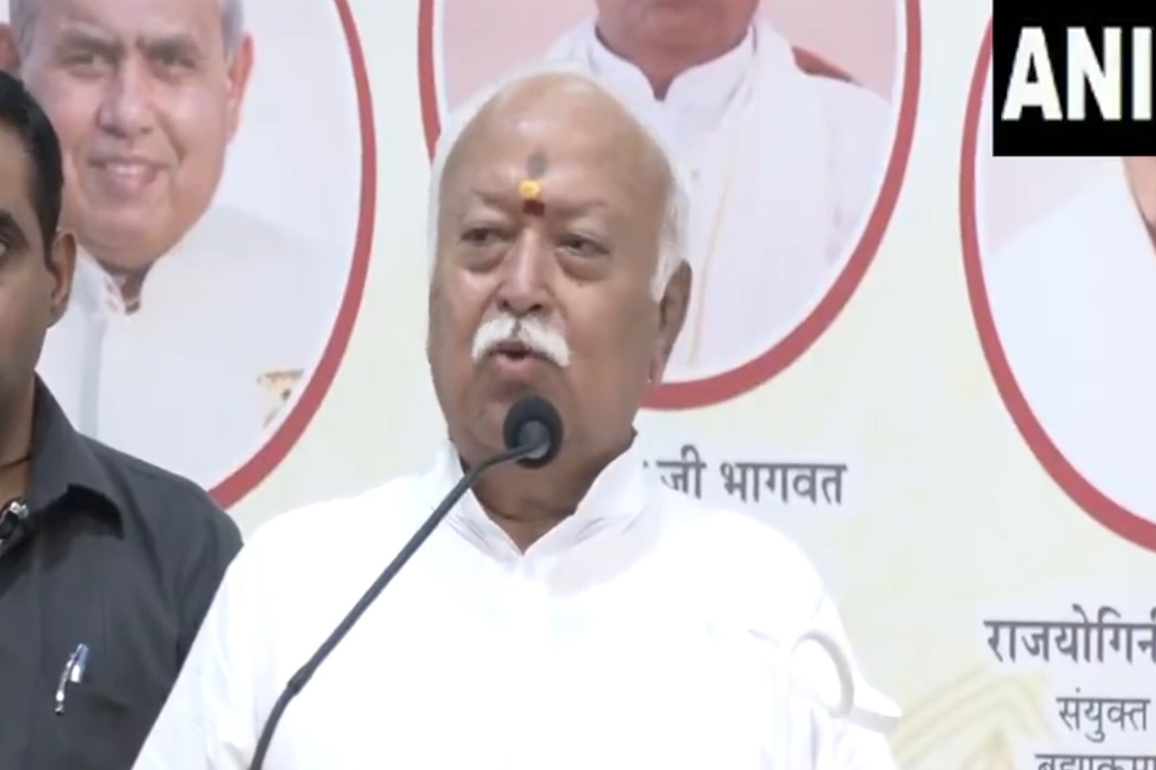 "Tariff imposed out of fear if India grows bigger": RSS chief Mohan Bhagwat