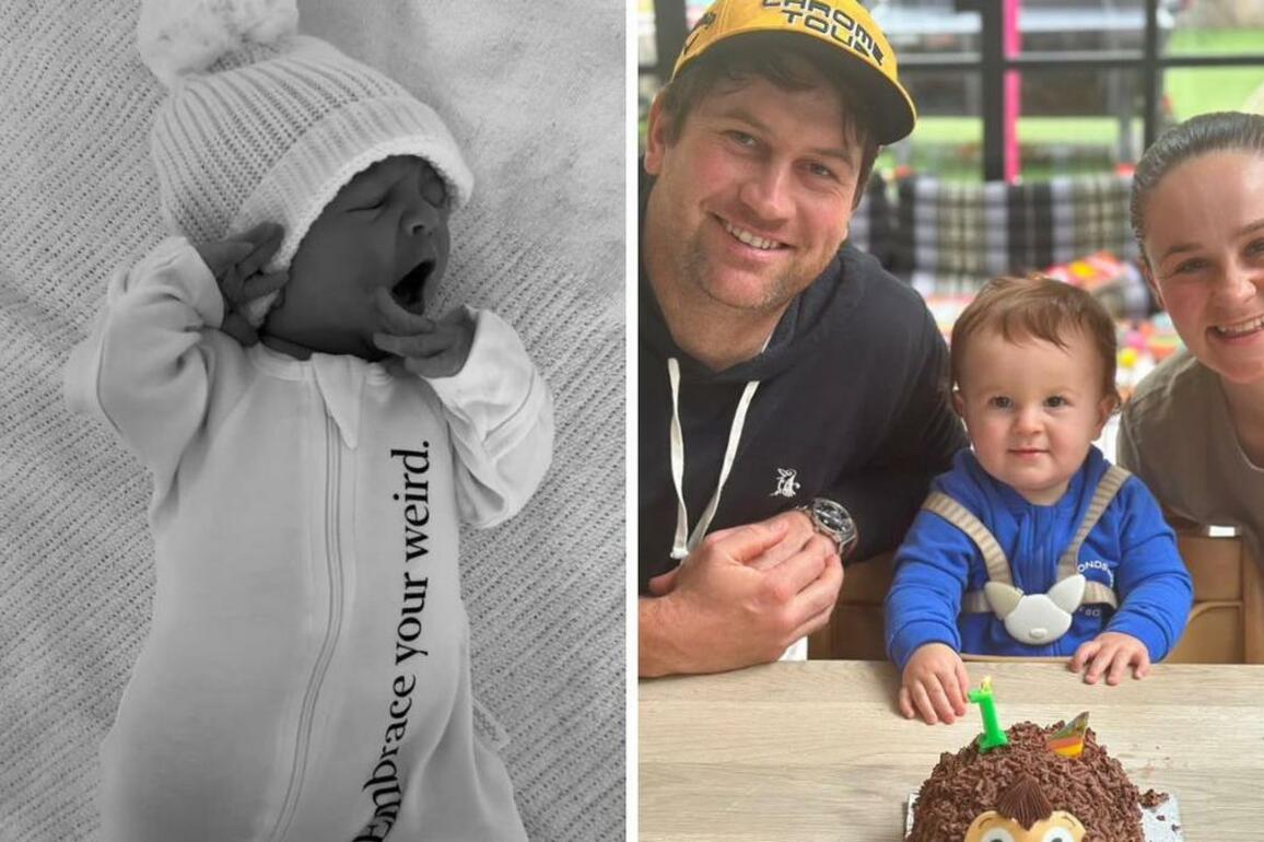 Australian tennis legend Ash Barty celebrates safe arrival of second child