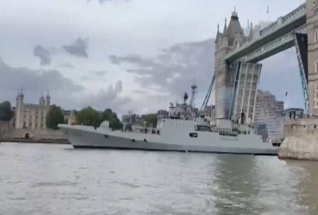 Indian Naval ship INS Tabar arrives in UK