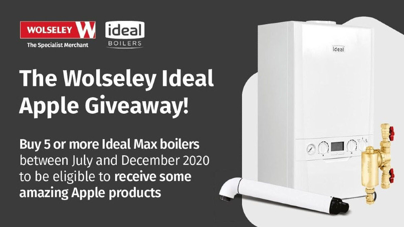Wolseley and Ideal Boilers partner up to give away Apple products 