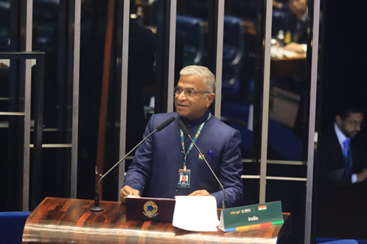 "India has decoupled economic growth from emissions": Dy Chairman Rajya Sabha Harivansh at BRICS forum