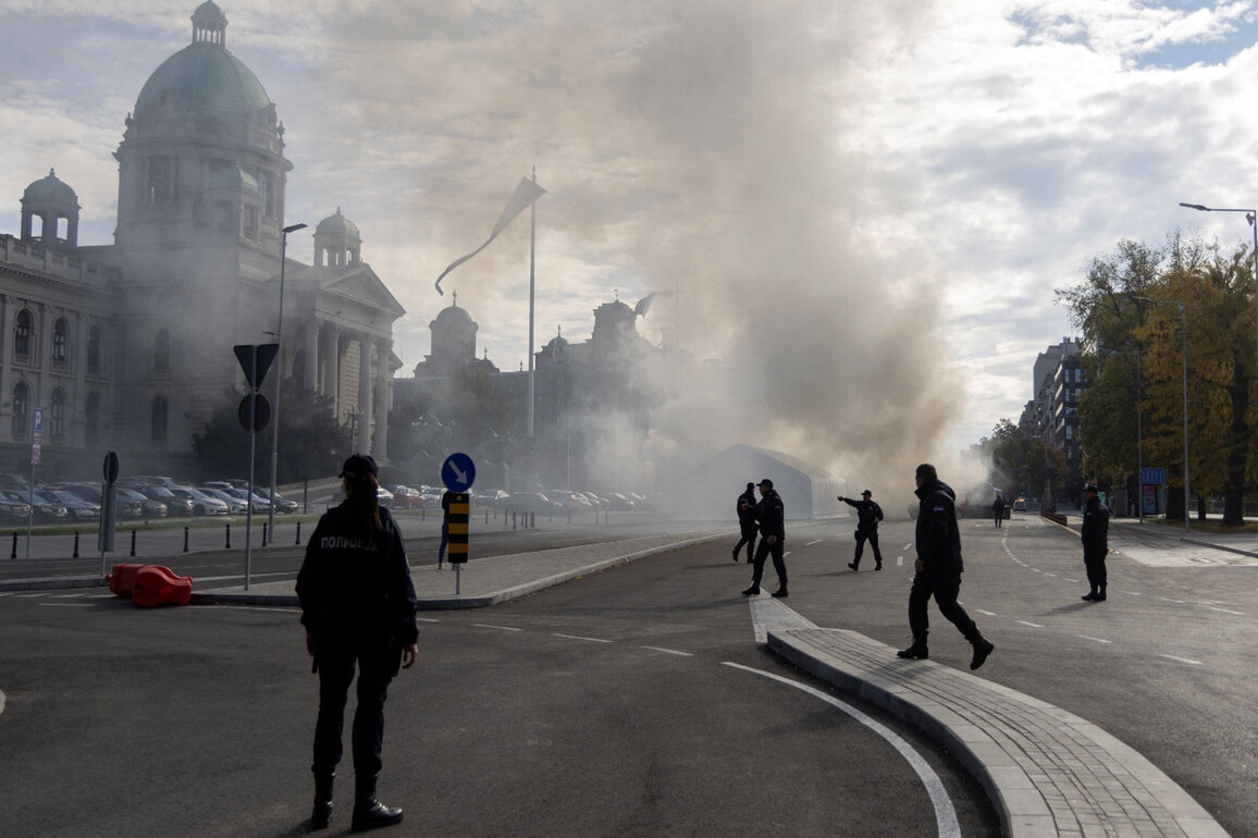 Serbian President calls Belgrade shooting a "terrorist attack" after man opens fire near Parliament