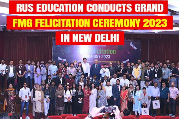 Rus Education Felicitates Russian pass out Doctors for clearing Indian licensing exam
