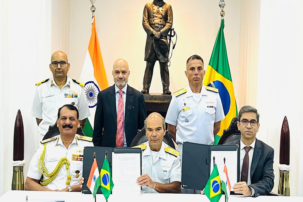 India-Brazil sign MoU for Scorpne-class submarines maintenance