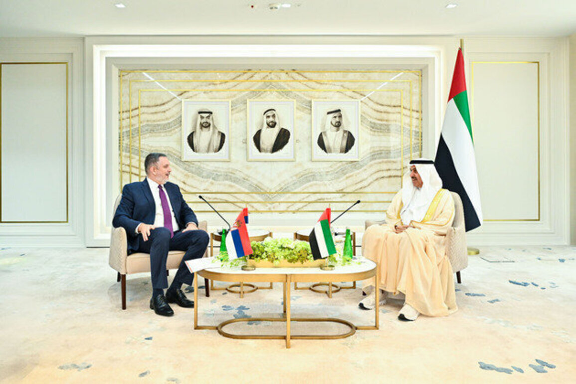 Saqr Ghobash receives ambassadors of Serbia, Trkiye, Ireland, Poland