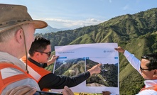 Collective Mining's VP exploration Carlos Rios explains Trap at Guayabales in Caldas, Colombia