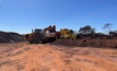  A truck being loaded with iron ore from the JWD deposit.