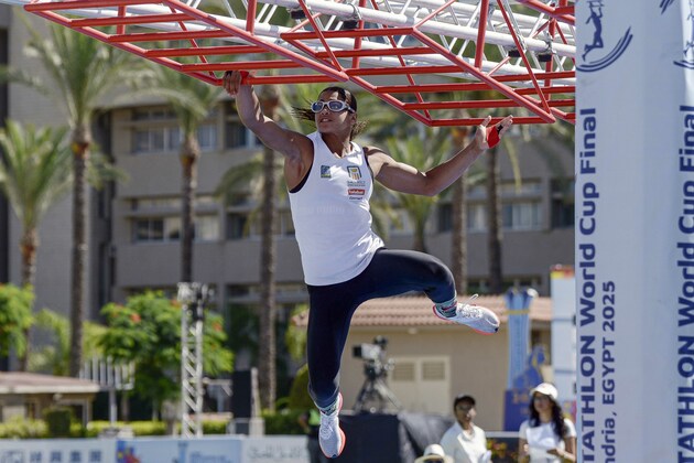 (SP)EGYPT-ALEXANDRIA-PENTATHLON-WORLD CUP-WOMEN'S FINAL