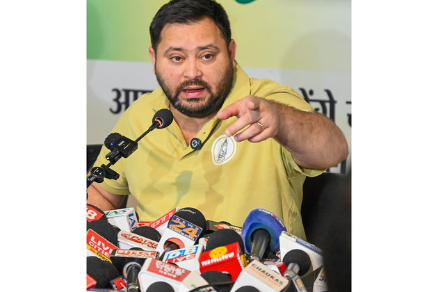 "Even after 21 years of NDA rule, Bihar lags far behind: Tejashwi Yadav as Samrat Choudhary becomes new CM