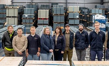  The SXG team in the core shed