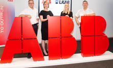 Vedrana Spudic from ABB Jenny Greberg and Jan Moström from LKAB in Switzerland