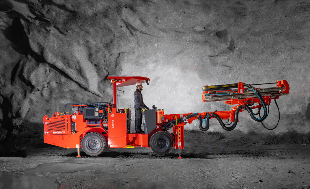 Sandvik Mining and Rock Solutions’ upgrades to the DD210 feature the THC561 control system for robust and efficient drilling controls