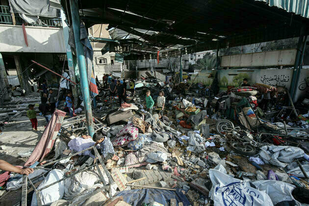 Israeli airstrikes kill 55 in Gaza Strip