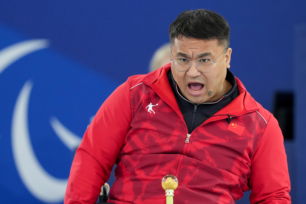 (SP)ITALY-CORTINA D'AMPEZZO-PARALYMPIC WINTER GAMES-WHEELCHAIR CURLING-MIXED TEAM-ROUND ROBIN-CHN VS SWE