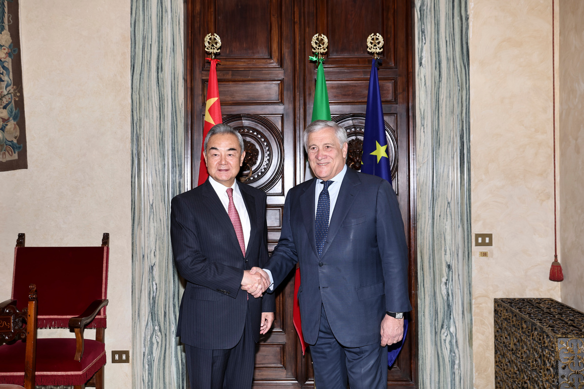 ITALY-ROME-WANG YI-CHINA-ITALY GOVERNMENT COMMITTEE-JOINT MEETING