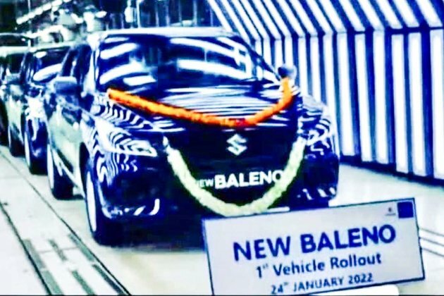 2022 Maruti Baleno Production Starts - First Unit Rolls Out Of Plant