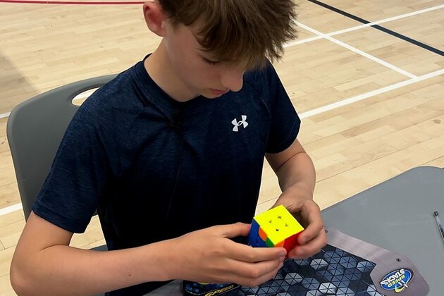 Three Rubik&#39;s cube tips from Scotland&#39;s 13-year-old record holder