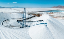 Desert salt mining facility, Salt Lake City, Utah.