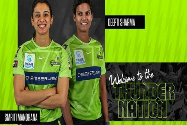 Smriti Mandhana, Deepti Sharma sign for Sydney Thunder
