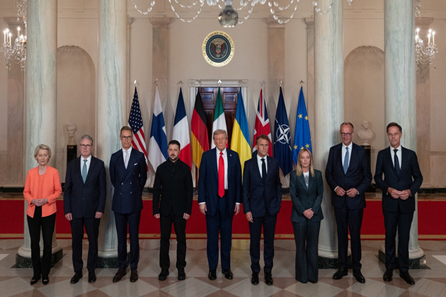 Trump apprises Putin on "good meeting" with EU leaders, Zelenskyy