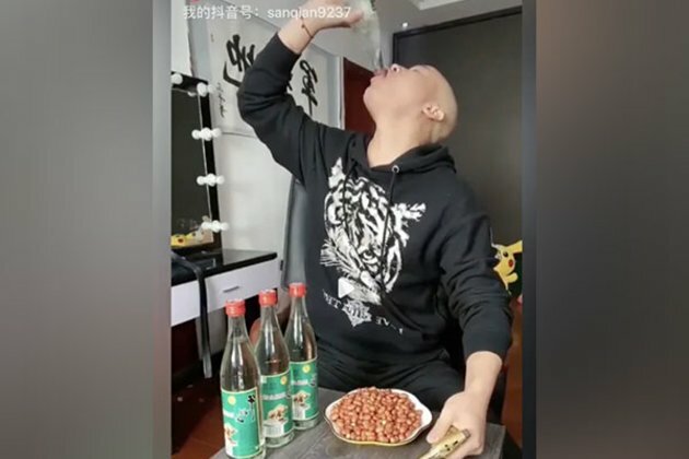 Influencer dies after live-streaming himself drinking bottles of Chinese spirit