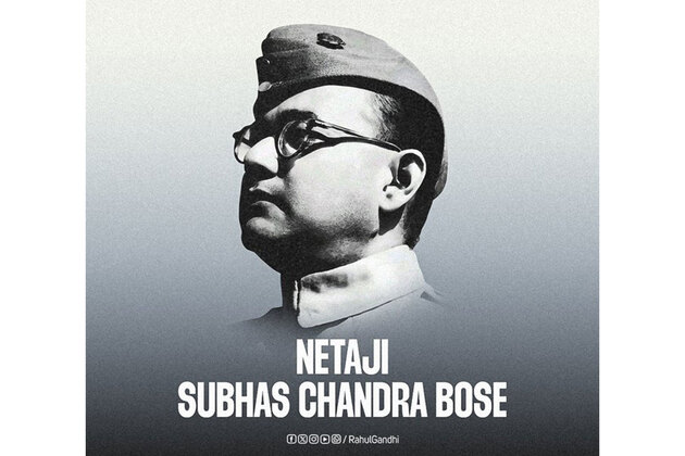 "His dedication to nation will forever remain an inspiration for every Indian": Rahul Gandhi pays tribute to Netaji on his birth anniversary