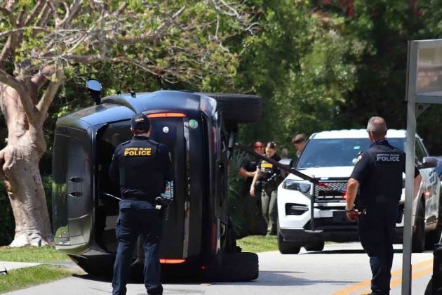 Tiger Woods crashes car at high speed, held on DUI charge