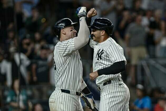 Yankees avoid sweep with power display against Red Sox