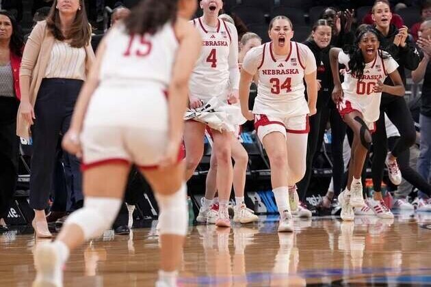 Women's First Four: Nebraska separates from Richmond in 3rd quarter