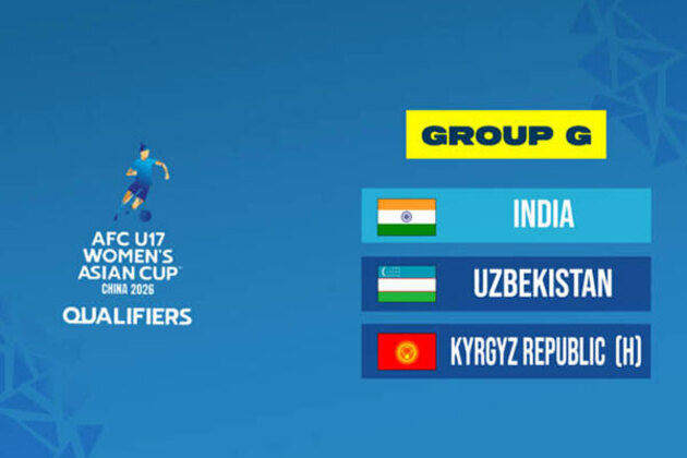 India to face Uzbekistan, Kyrgyz Republic in AFC U17 Women's Asian Cup 2026 Qualifiers in Bishkek