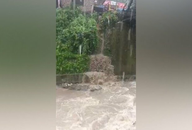 Dehradun: Sahatradhara River in spate due to constant downpours