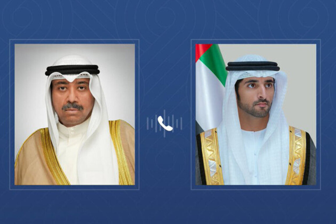 Hamdan bin Mohammed receives phone call from Kuwait Minister of Defence