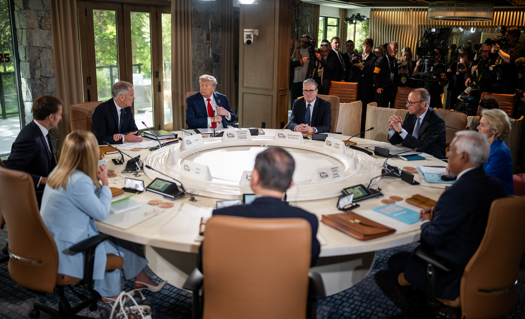 The G7 Summit in June 2025, in Kananaskis, Albera, Canada. 