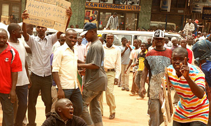 Traders protest 24hr load shedding Traders protest 24hr load shedding