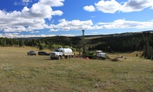 Drilling at Black Butte in Montana