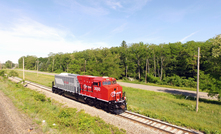  A Wabtec electric train