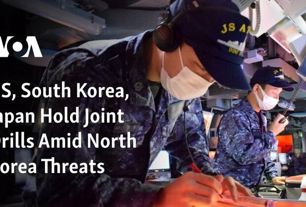 US, South Korea, Japan Hold Joint Drills Amid North Korea Threats