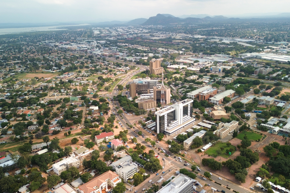 BOTSWANA-GABORONE-CITY VIEW