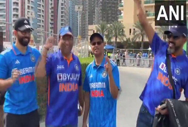 UAE: Team India fans show strong support ahead of semi-final clash against Australia